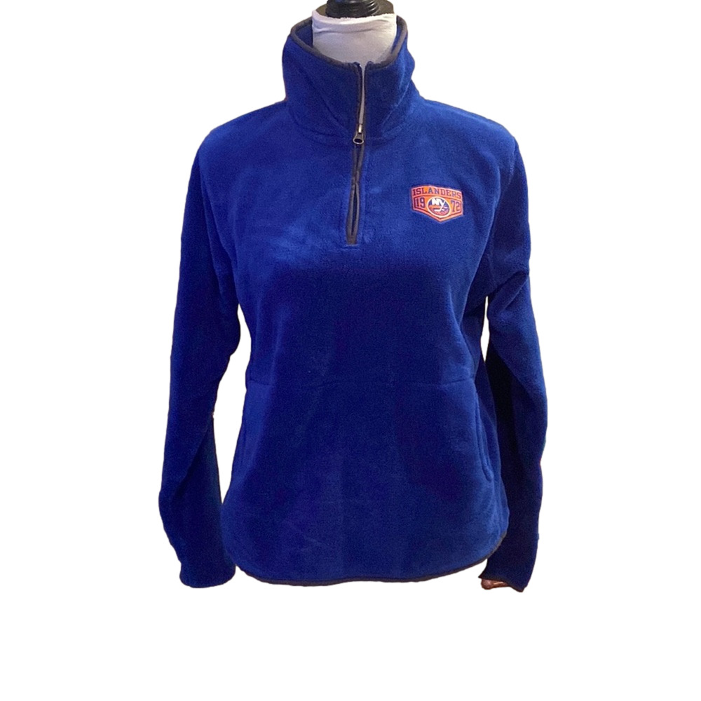 2/$18 NY Islanders Official NHL hockey fleece quarter zip jacket